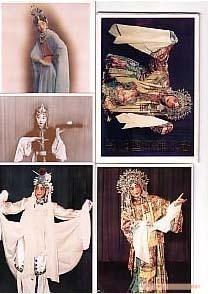 PR China TP2 Mei LanFang Peking Opera Art postcards