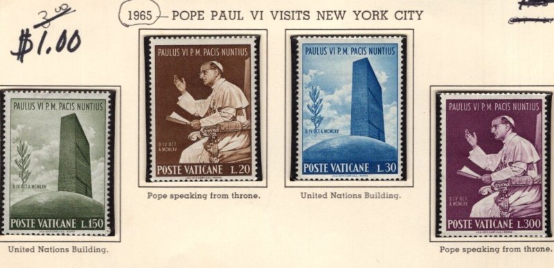 Vatican 416 - 419 - Set Of 4.  MNH. OG.   #02 VAT416s4