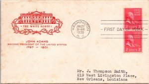 FDC 1939 SC #806b Farnam Cachet - Washington DC - Pair - J739