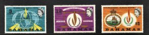 STAMP STATION PERTH Bahamas #269-271 QEII Human Rights Set MNH