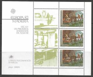 MADEIRA SGMS200 1982 EUROPA MNH