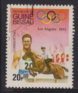 Guinea-Bissau 494 Olympic Equestrian 1983