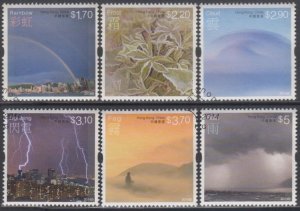 Hong Kong 2014 Weather Phenomena Stamps Set of 6 Fine Used