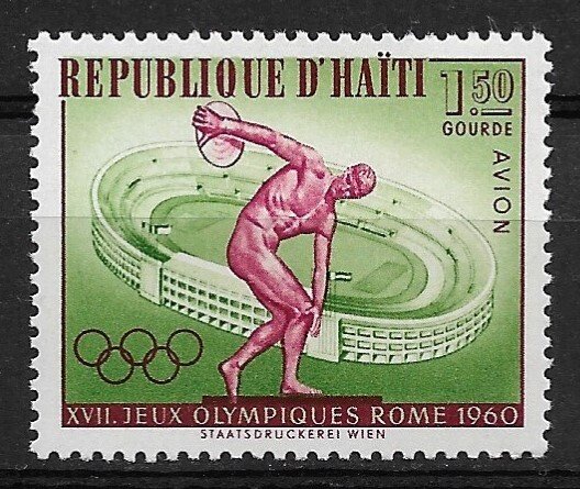 1960 Haiti C164  1.50g Olympics  MNH