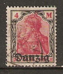 Danzig    #14  used  (1920)  c.v. $6.00