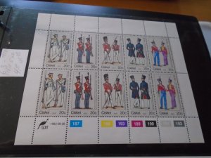 South Africa Ciskei  #  63  MNH  Military Uniforms