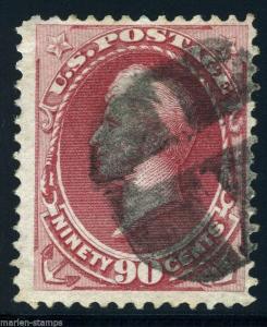 UNITED STATES SCOTT# 155 PERRY USED MUTE FANCY CANCEL AS SHOWN