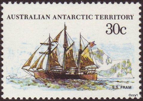 Australia AAT 1979 Sc#L46 SG#46 30c SS Fram Ships MNH