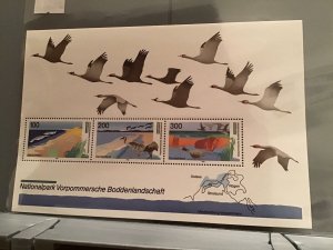 Germany National Parklands mint never hinged Stamps sheet  R22913