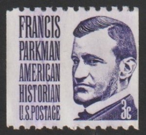 SC# 1297 - (3c) -  Francis Parkman, perf 10 H, Used Single