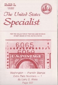 10 Different Volumes of The United States Specialist from 1985