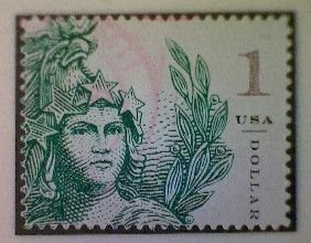 United States, Scott #5295, used(o), 2018, Statue of Freedom, $1.00, emerald