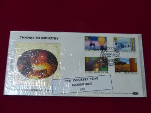 Great Britain First Day Cover 1986 14 Jan Industry Year Ironbridge Cancel