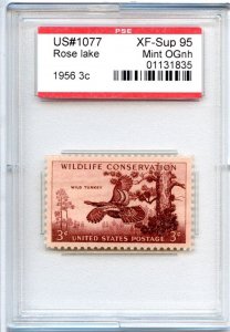 US SCOTT #1077 MINT-XF-SUP-OG-NH GRADED 95 PSE ENCAPSULATED SMQ $35 (8/14/24 GP)