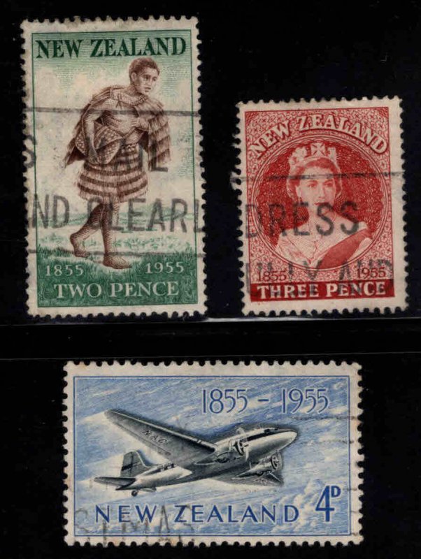 New Zealand Scott 302-304 Used  1955 set