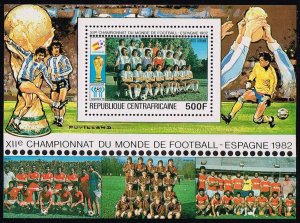 Central African Republic,Sc.#C239 used FIFA World Cup 1982 - Spain