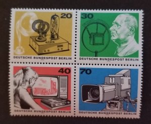 Berlin Germany 1973 Stamps 50th Anniversary of Radio Broadcasting MNH OG T3411