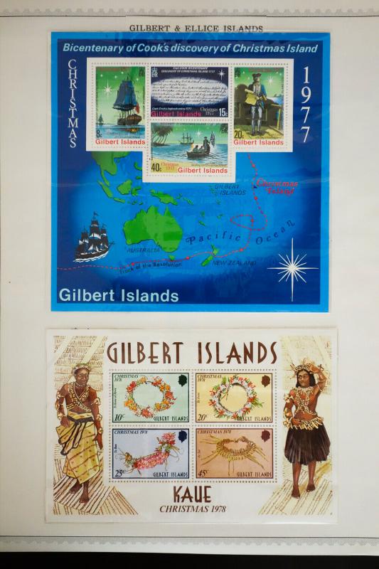 Gilbert & Ellice Rather Complete 1960 - 1970's Stamp Collection