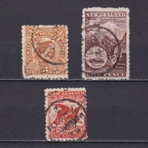 NEW ZEALAND 1899, SG# 261-268, Perf 11, part set, Used