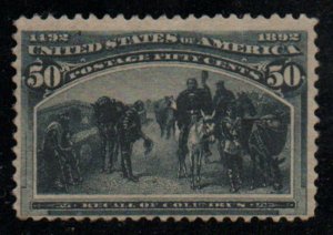 USA #240 F/VF OG H, nice impression Retail $450