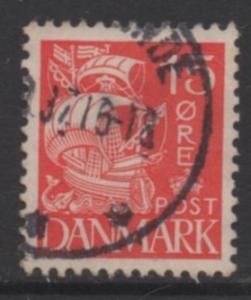 Denmark  Scott#  238A  used single