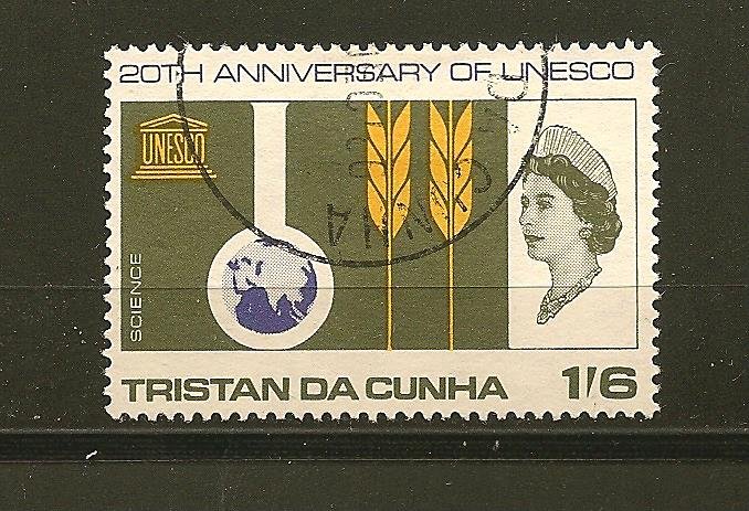 Tristan Da Cunha 102 UNESCO Anniversary Used