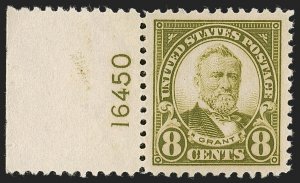 momen: US Stamps #560 MINT OG NH PF GRADED CERT SUP-98J LOT #79151-1