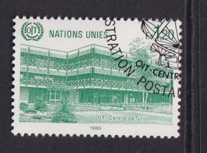 United Nations Geneva  #130 cancelled  1985  ILO Turin centre 1.20fr