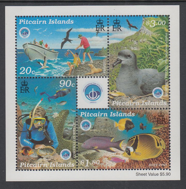 Pitcairn Islands 495a Souvenir Sheet MNH VF