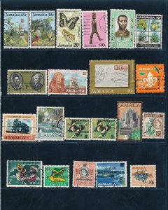 D388028 Jamaica Nice selection of VFU Used stamps