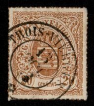 Luxembourg #21a used