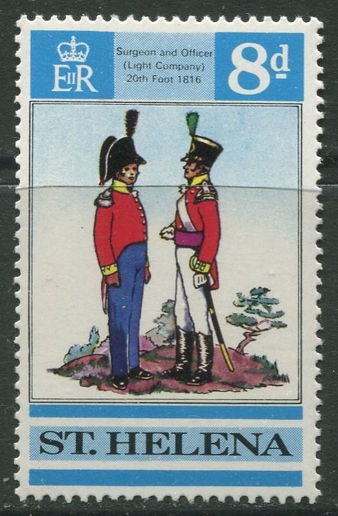 STAMP STATION PERTH St Helena #229 British Uniforms 1969 MNH