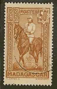 Madagascar  Scott  182   General    Used
