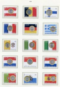 VATICAN CITY YEAR COLLECTION 2004  MINT NEVER HINGED  MOUNTED ON ALBUM PAGES