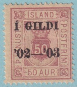 ICELAND O30 MINT HINGED OG * NO FAULTS VERY FINE! NWQ