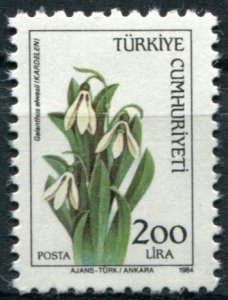 Turkey Sc#2285 MNH, 200L multi, Wild Flowers (1984)