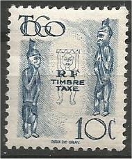 TOGO, 1947, MNH 10c, Figures  Scott J32