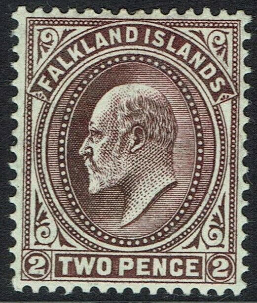 FALKLAND ISLANDS 1904 KEVII 2D 