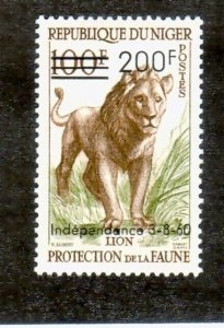 NIGER Sc 103 NH issue of 1960 - Animals - Overprint