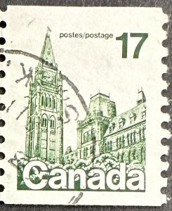 Canada #806 Used Coil VF 17c Parliament [G25.1.2]