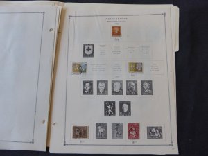 Netherlands 1872-1965 Stamp Collection on Scott International Pages