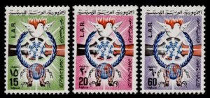 Libya 398-400 MNH UN Declaration on granting Independence to Colonial Countries