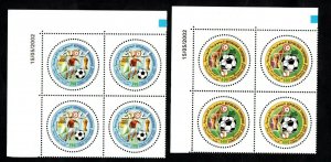 2002- Tunisia- Football World Cup Korea- Japan 2002- Block-2V.MNH** Dated corner 