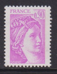 France  #1661  MNH  1981   Sabine  90c