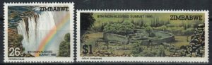 Zimbabwe Stamp 533-534  - Victoria Falls or Great Enclosure