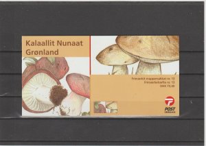 Greenland  Scott#  451a  MNH  Complete Booklet  (2005 Mushrooms)