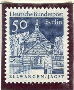 GERMANY; BERLIN 1966-67 Buildings issue MINT MNH Unmounted 50pf. value