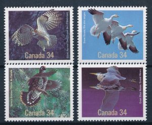 [64329] Canada 1986 Birds Oiseaux Uccelli  MNH 995-998