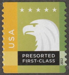 USA, stamp, Scott#4590,  mint, hinged, Presorted First class, Eagle