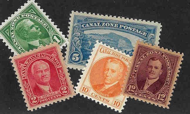 CZ 105-109 Mint,OG,NH... SCV $3.10